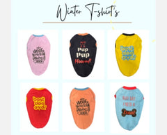 Dog T-Shirt Cute, Comfy, and Paw-sitively Adorable! | colour may vary| Size XXL - Pack of 1