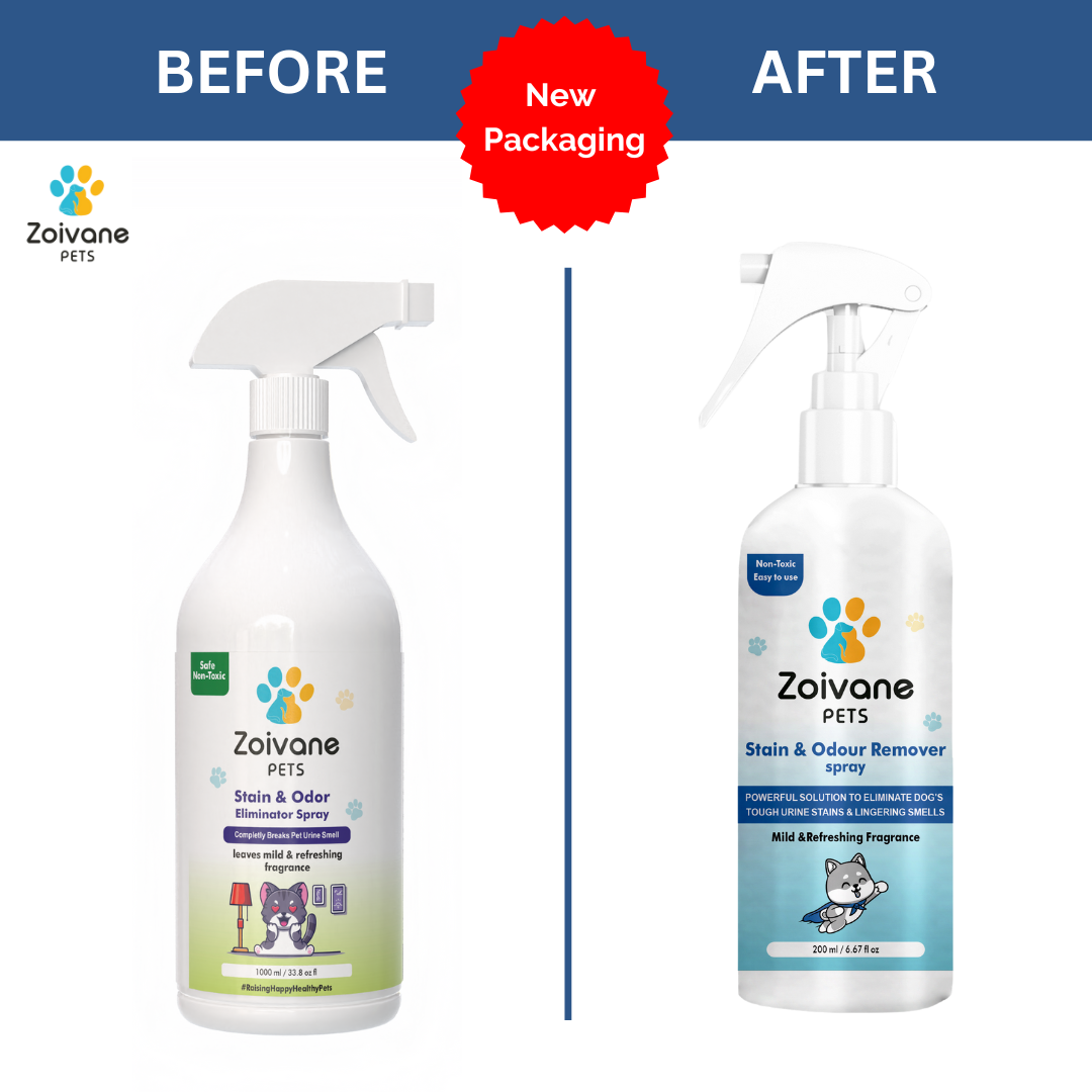 Stain and Odor Eliminator Spray with Refreshing and Mild Fragrance - Breaks Pet Urine Smell Completely