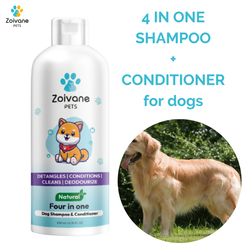 4 IN 1 DOG SHAMPOO AND CONDITIONER