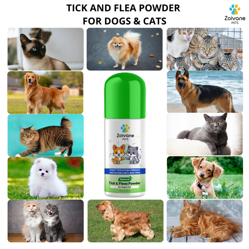Anti-Tick and Flea Powder, 150 grams